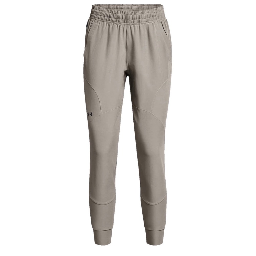 Under Armour UA Women's Unstoppable‎ City Khaki / Black Joggers Size XL New